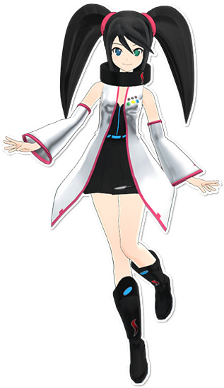 Seha Girl Sega Saturn Pose2 - Sega Hard Girls Cosplay (317x550), Png Download