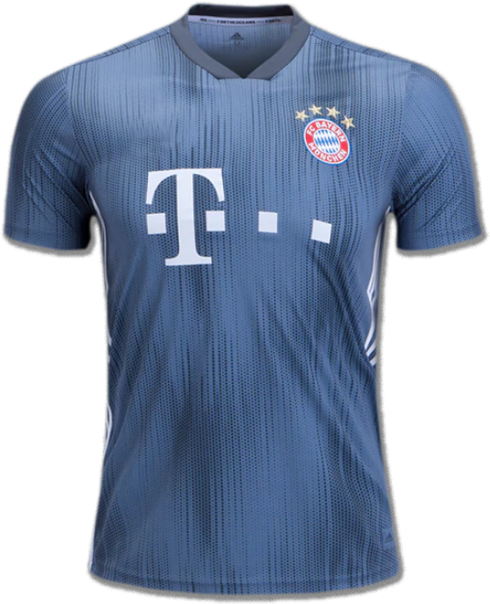Bayern Munich Football Jersey 3rd 18 19 Season Premium - 18 19 Bayern Kit (900x1200), Png Download