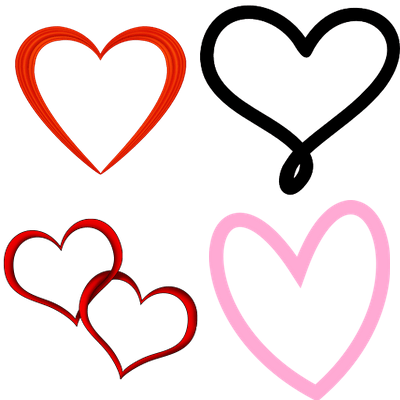 Hearts Png (400x400), Png Download