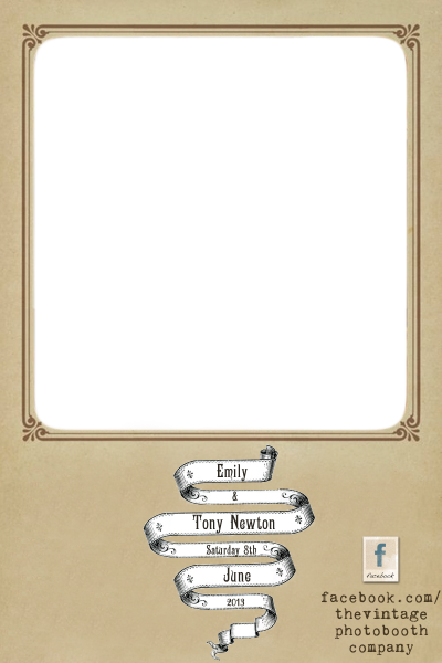 Vintage Photobooth Wedding Party Kent London Canterbury - Billboard (400x600), Png Download