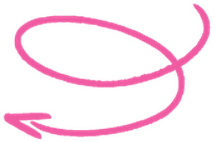 Set Of Pink Hand - Drawing (710x347), Png Download