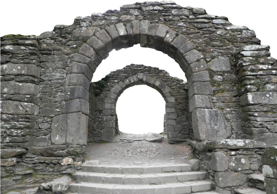 Pre-cut Stone Gateway By Presterjohnstock - Glendalough (900x675), Png Download