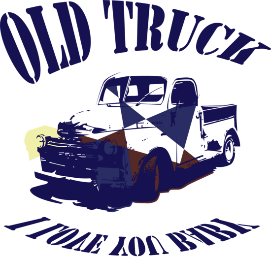 Old Truck - Krumping (550x522), Png Download