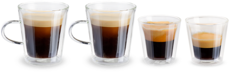 Coffee, Americano, Espresso And Ristretto - Liqueur Coffee (500x300), Png Download