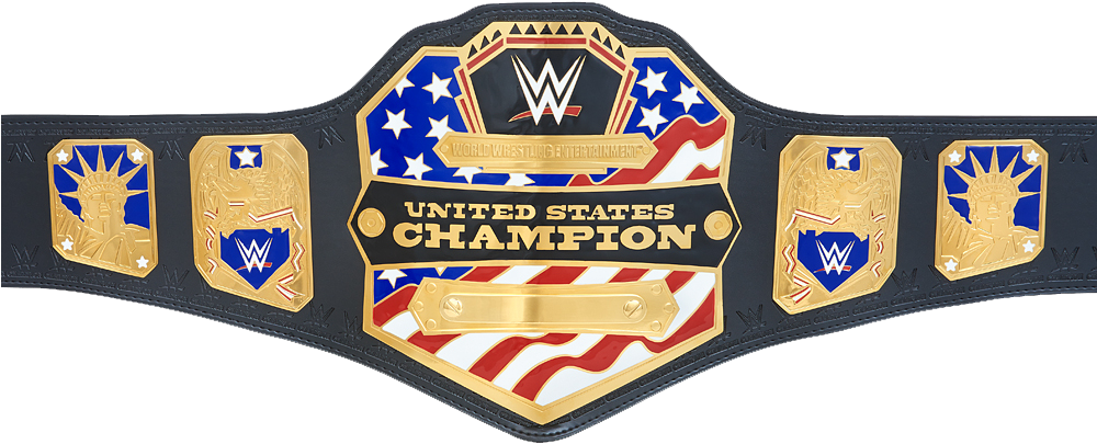 Wwe United States Championship - Wwe Belt United States (999x446), Png Download