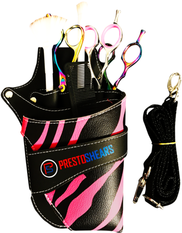 Image Of Pink Zebra Shear Holster - Handbag (500x500), Png Download