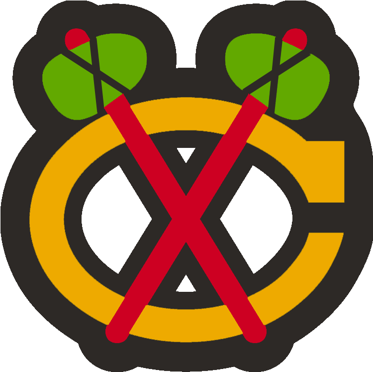 Chicago Blackhawks - Chicago Blackhawks Secondary Logo (771x768), Png Download