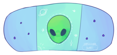 500 X 592 Png 170kb Alien Png - Tumblr (500x385), Png Download