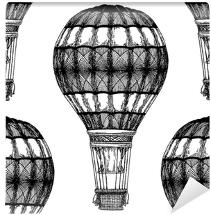 Vintage Balloon Vector Image On Blackboard Chalk Illustration - Vector Graphics (400x400), Png Download