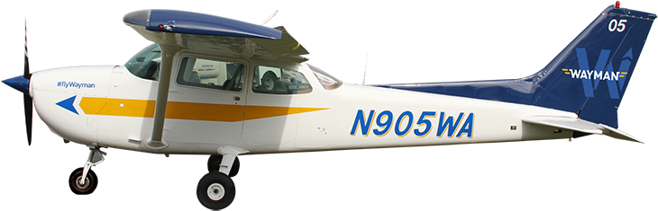 Wayman Flight School North Perry Airport 7501 S Airport - Small Airplane Png (800x376), Png Download