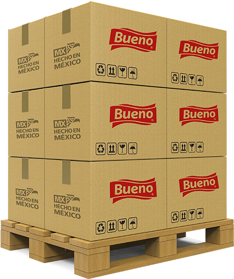 Caja Exportacion Bueno Chica - Hecho En Mexico (500x608), Png Download