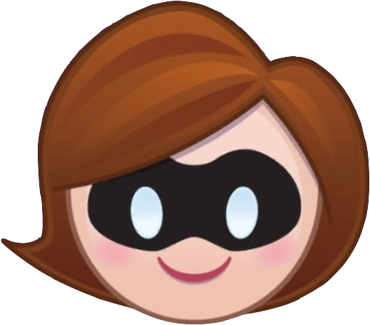 Elastigirl - Incredibles Emoji (543x483), Png Download