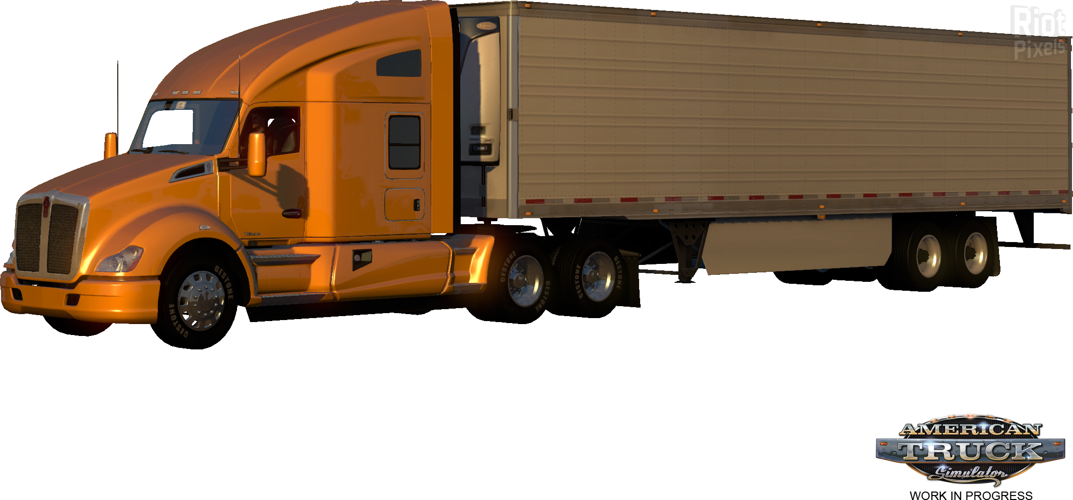 6 August - American Truck Simulator Transparent (2159x1006), Png Download