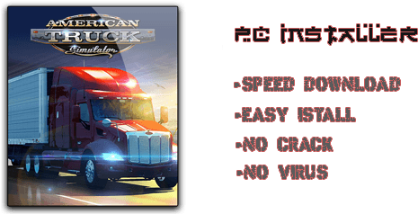 The Production Of American Truck Simulator Pc Download - American Truck Simulator Game Pc (520x275), Png Download