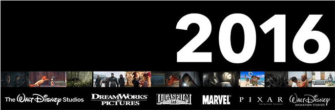 2016 Walt Disney Studios Motion Pictures Slate - Walt Disney Animation Studios 2016 (685x300), Png Download