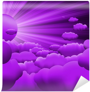 Sunset On Cloud - Sunset (400x400), Png Download