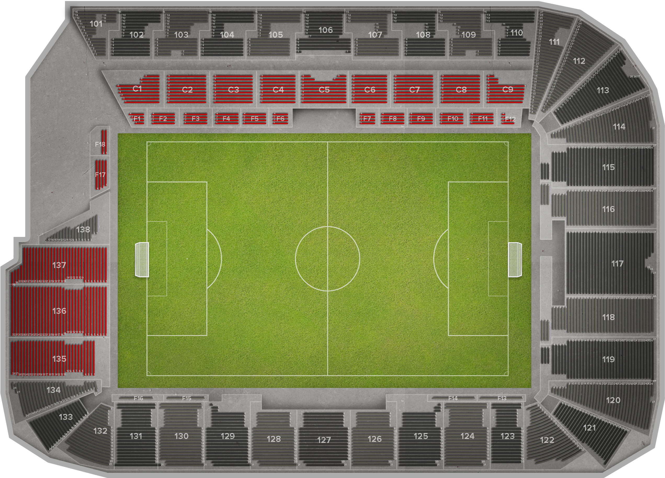 New York Red Bulls At Dc United At Audi Field Sep - Audi Field (2560x1936), Png Download