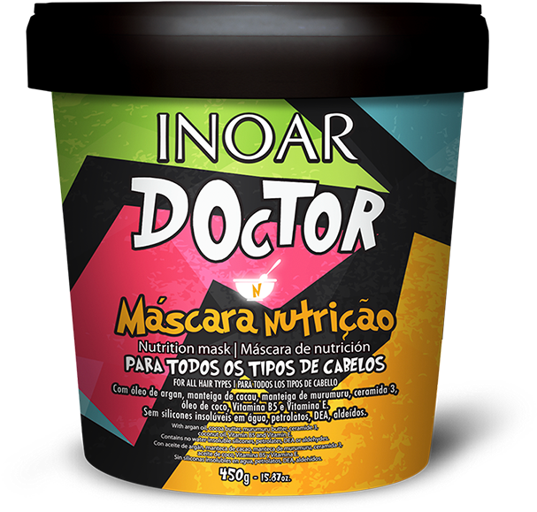 Home - Inoar Hair Mask For Damaged Hair - Doctor Nutrition (1000x1000), Png Download