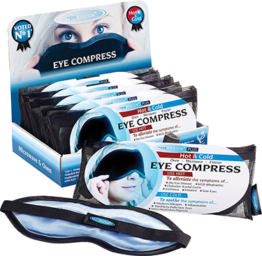 Hot And Cold Eye Compress (375x367), Png Download