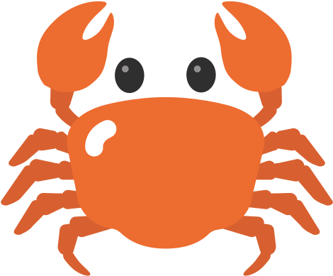 The Film Is About Gene, An Emoji Who Lives In A Phone - Crab Emoji (480x480), Png Download
