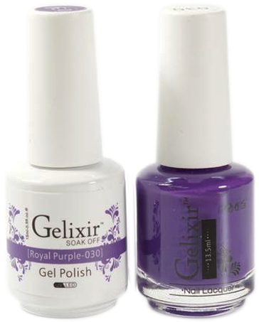 Matching Color Soak Off Gel - Gelixir Cadmium Red - 042 (500x500), Png Download