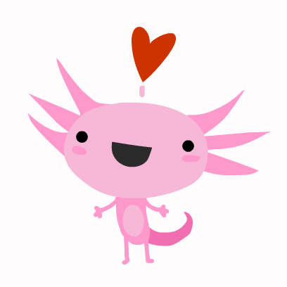 I Love Axolotl Messages Sticker-1 - Love (408x408), Png Download