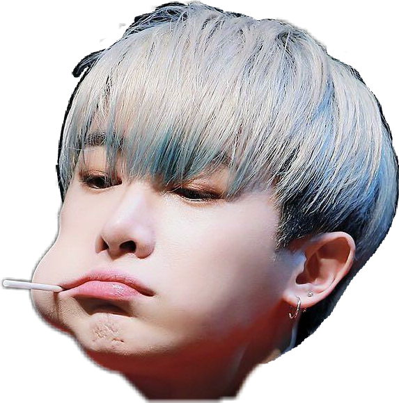 Monsta X Face Stickers (573x580), Png Download