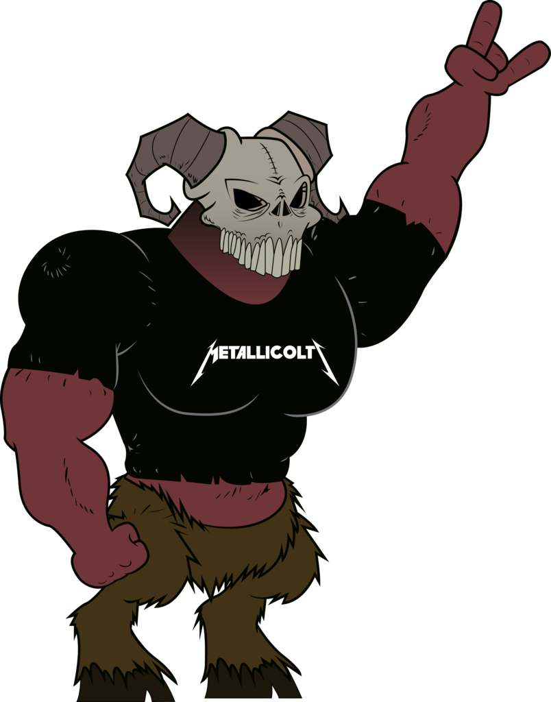 Ddhyuugaman, Clothes, Cloven Hooves, Demon, Male, Metal - Hit Sports Drawstring Backpack #dsjk095 (804x1024), Png Download