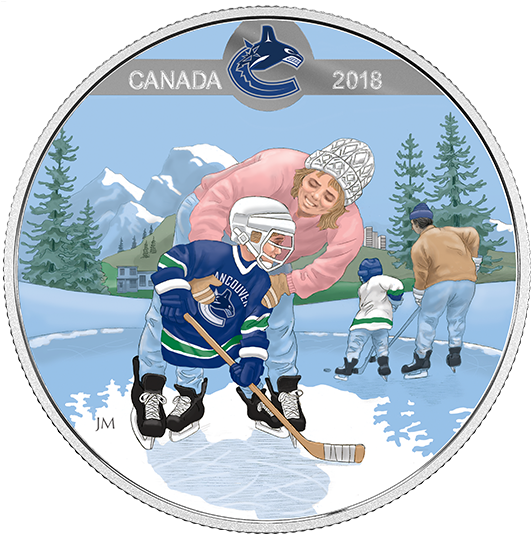 *learning To Play - 2018 Canadian Coloured Coins (570x570), Png Download