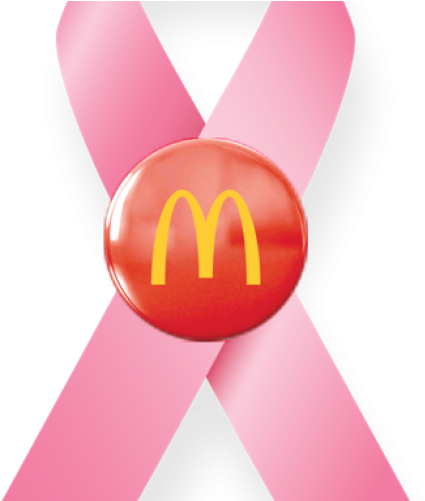 Breast Cancer Awareness Mcdonald's (760x500), Png Download