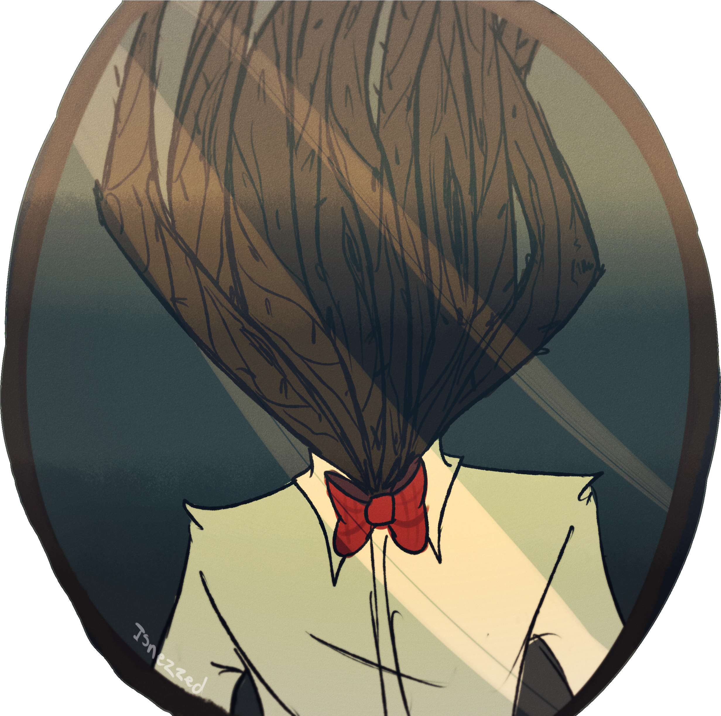 Mirror Man Art - Little Nightmares Mirror Man (4000x2445), Png Download
