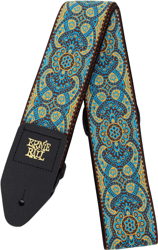Ernie Ball Imperial Paisley Jacquard Guitar Strap (1000x1000), Png Download