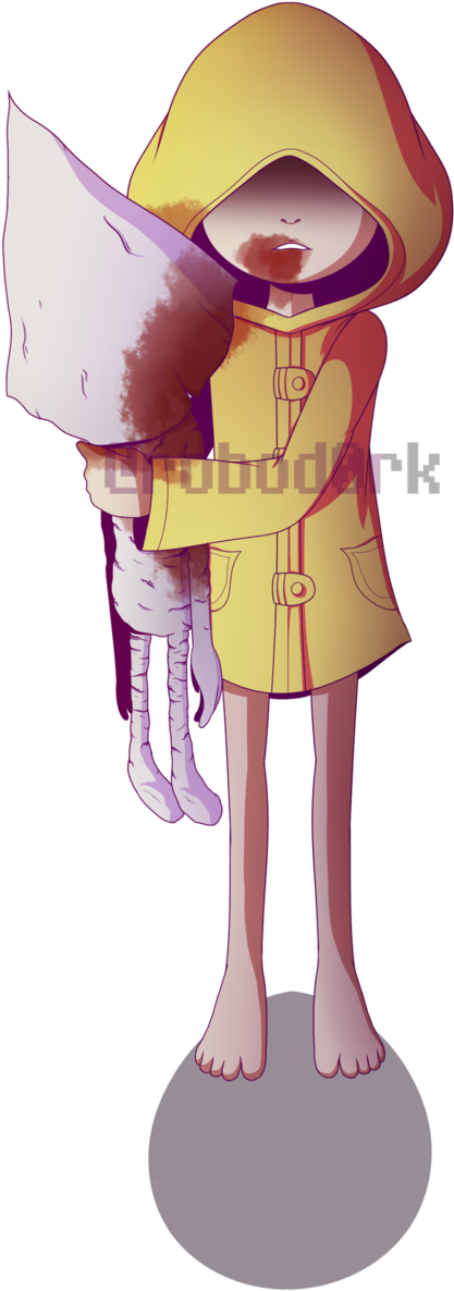 Nightmare Clipart Afraid Person - Little Nightmare (643x1242), Png Download