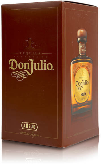 Don Julio Anejo 750ml W/gift Box - Don Julio (400x609), Png Download