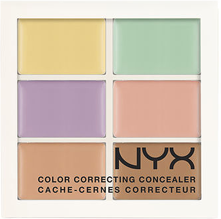 Color Correcting Palette - Nyx 3c Palette - Conceal, Correct, Contour - Medium (600x705), Png Download