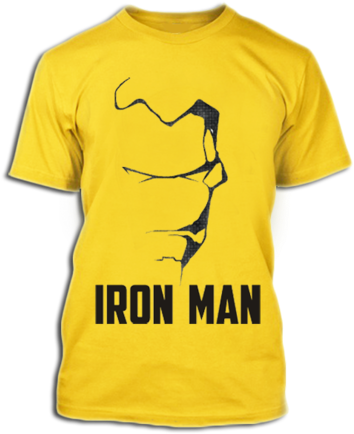 Iron Man T Shirt - T Shirt De Iron Man (454x499), Png Download