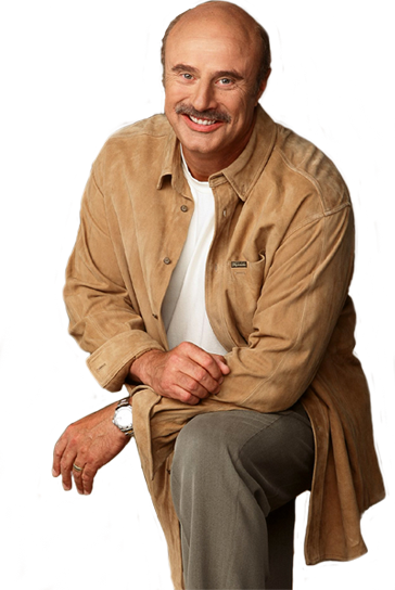 Dr Phil Png - Sitting (364x544), Png Download