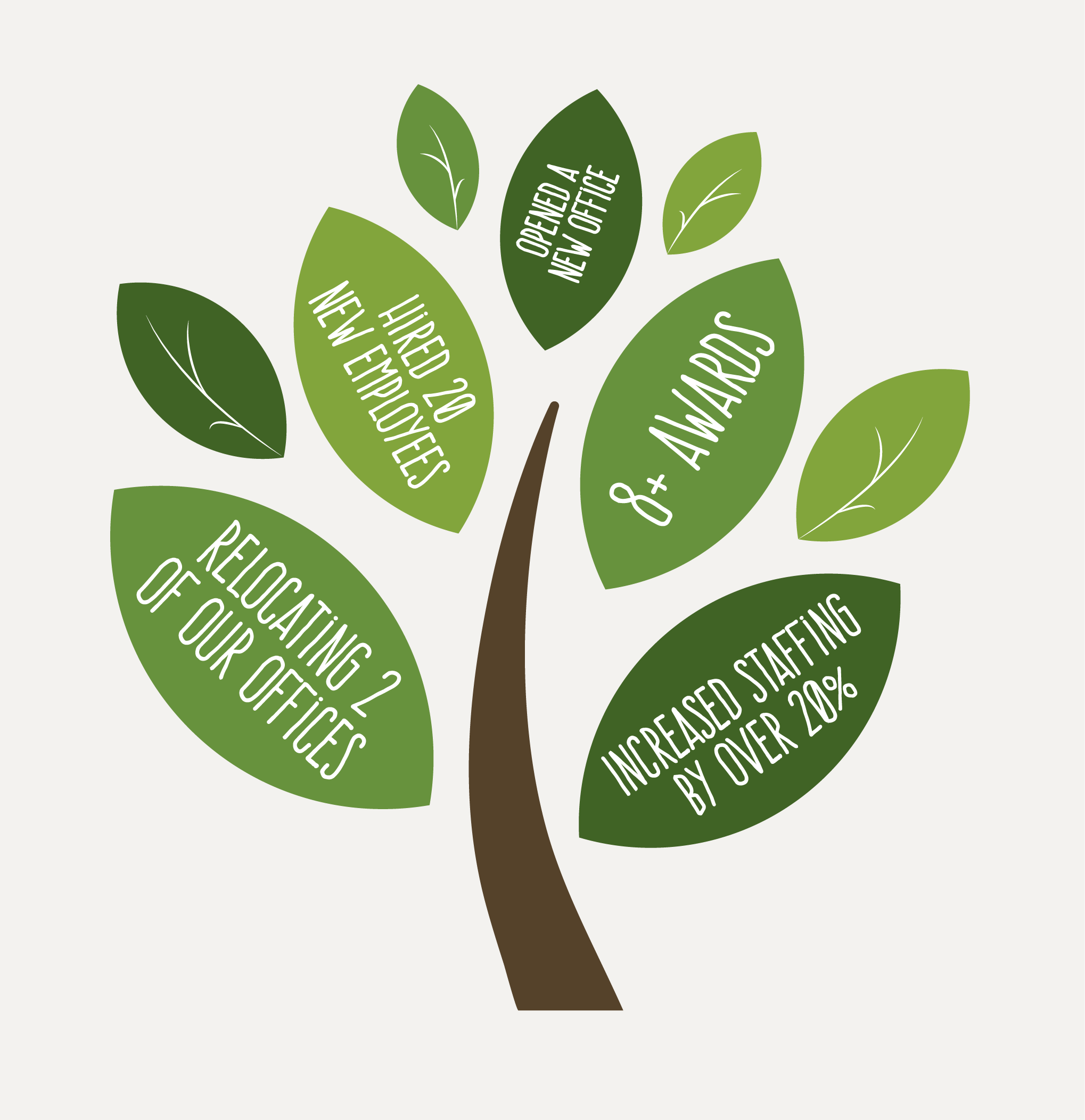 Tpd's Whirlwind Year And Growth Infographic - Growth Infographic Tree (2038x2104), Png Download