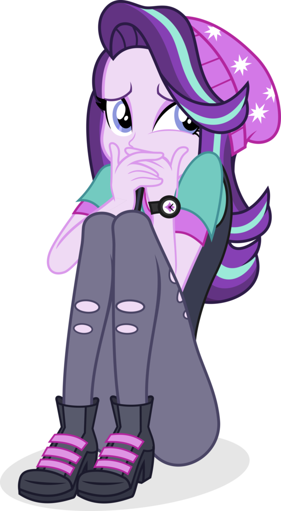 Covering Mouth, Cute, Equestria Girls, Female, Hat, - Starlight Glimmer Equestria Girls (563x1024), Png Download