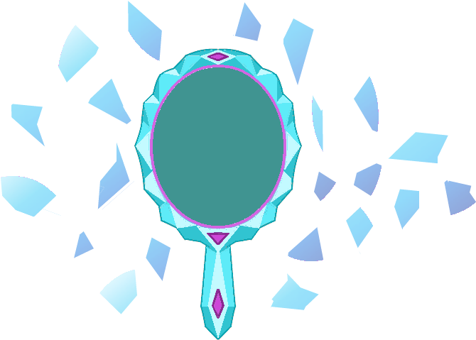 Trini-mite, Broken, Equestria Girls, Mirror, Mirror - Mirror (694x514), Png Download