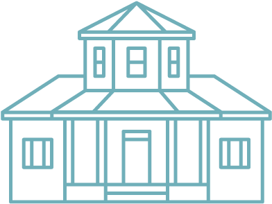 Exotic Revival And Octagon - House (400x340), Png Download