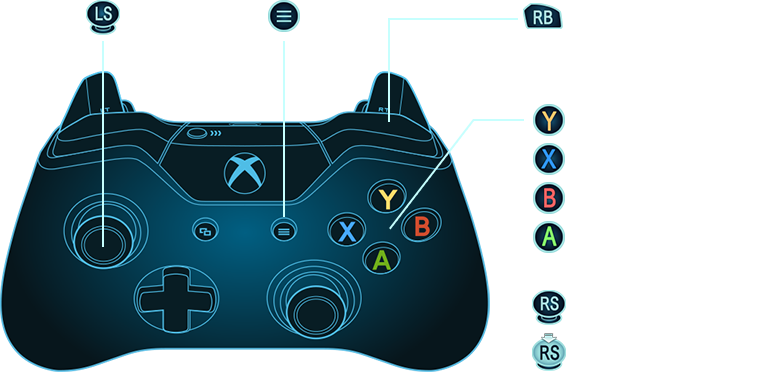 Xboxone Controler - Game Controller (777x372), Png Download