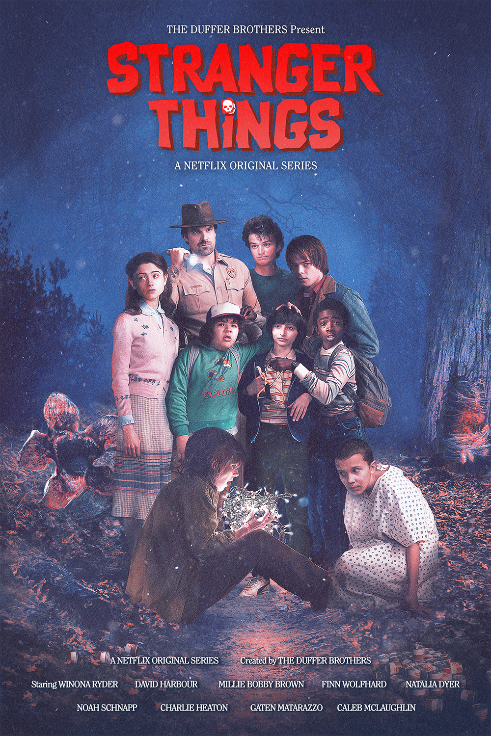 Goonies - Stranger Things Season 1 (1000x1500), Png Download