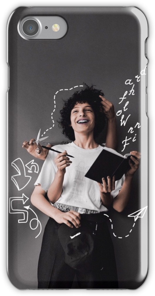 Finn Wolfhard Phone Case Iphone 7 Snap Case - Finn Wolfhard Polaroid (750x1000), Png Download