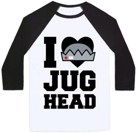 I Love Jughead Baseball Tee - Fight Club Book Club (484x484), Png Download