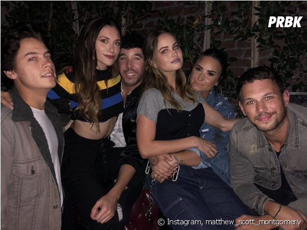 Cole Sprouse, Demi Lovato, Debby Ryan Les Retrouvailles - Demi Lovato Cole Sprouse (624x600), Png Download