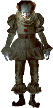 Movie Review - It - Pennywise 2017 Full Body (900x506), Png Download