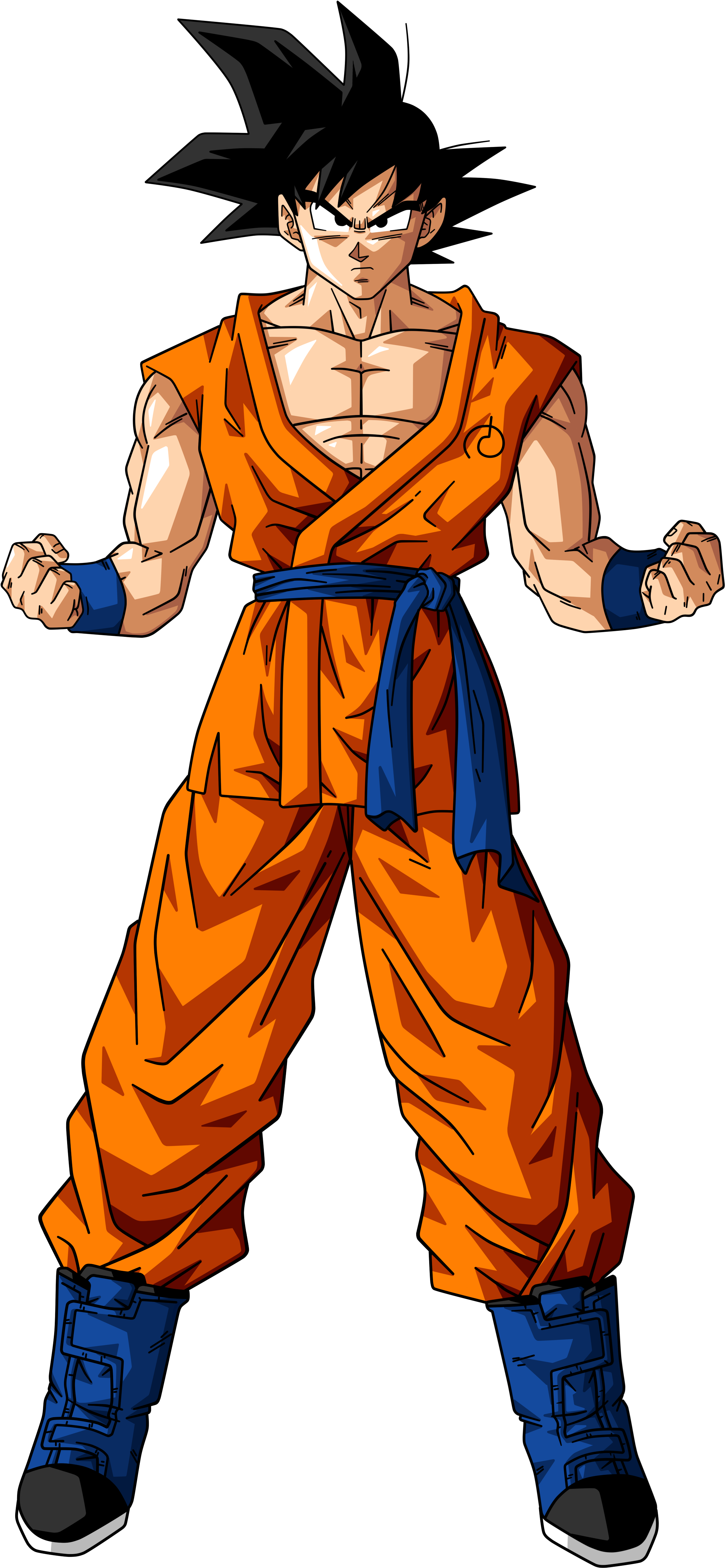 Dragon Ball Gt - Goku Whis Symbol Gi (3048x5500), Png Download