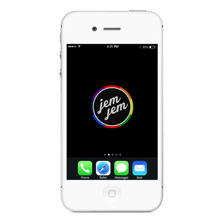 Refurbished Apple Iphone 4s Gsm Unlocked White 8gb - Jemjem (900x900), Png Download