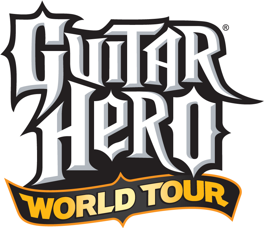 Today Guitar Hero Publisher Activision Revealed - Guitar Hero World Tour Logo (896x821), Png Download